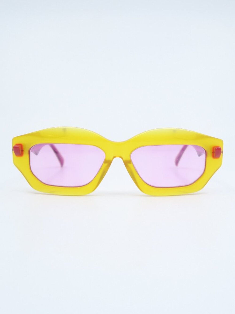 Light Tint Yellow & Pink Lenses, Trendy & Modern, Unisex, New Sunglasses.